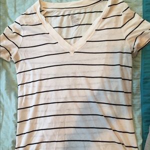 Classic black striped tee
